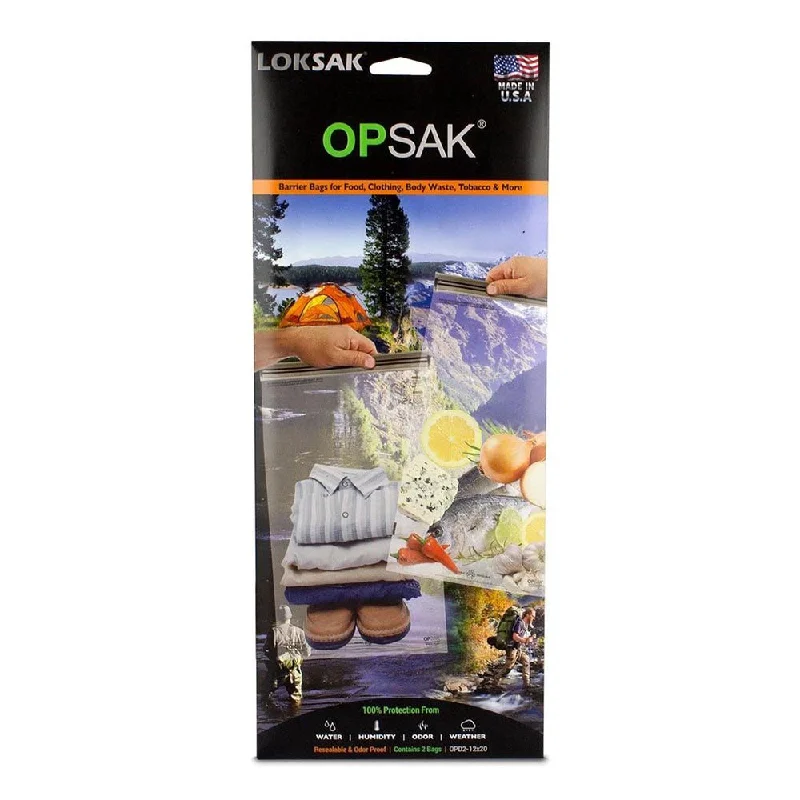 Camping hiking eco tips-OPSAK ODOR BAG - 2 PACK