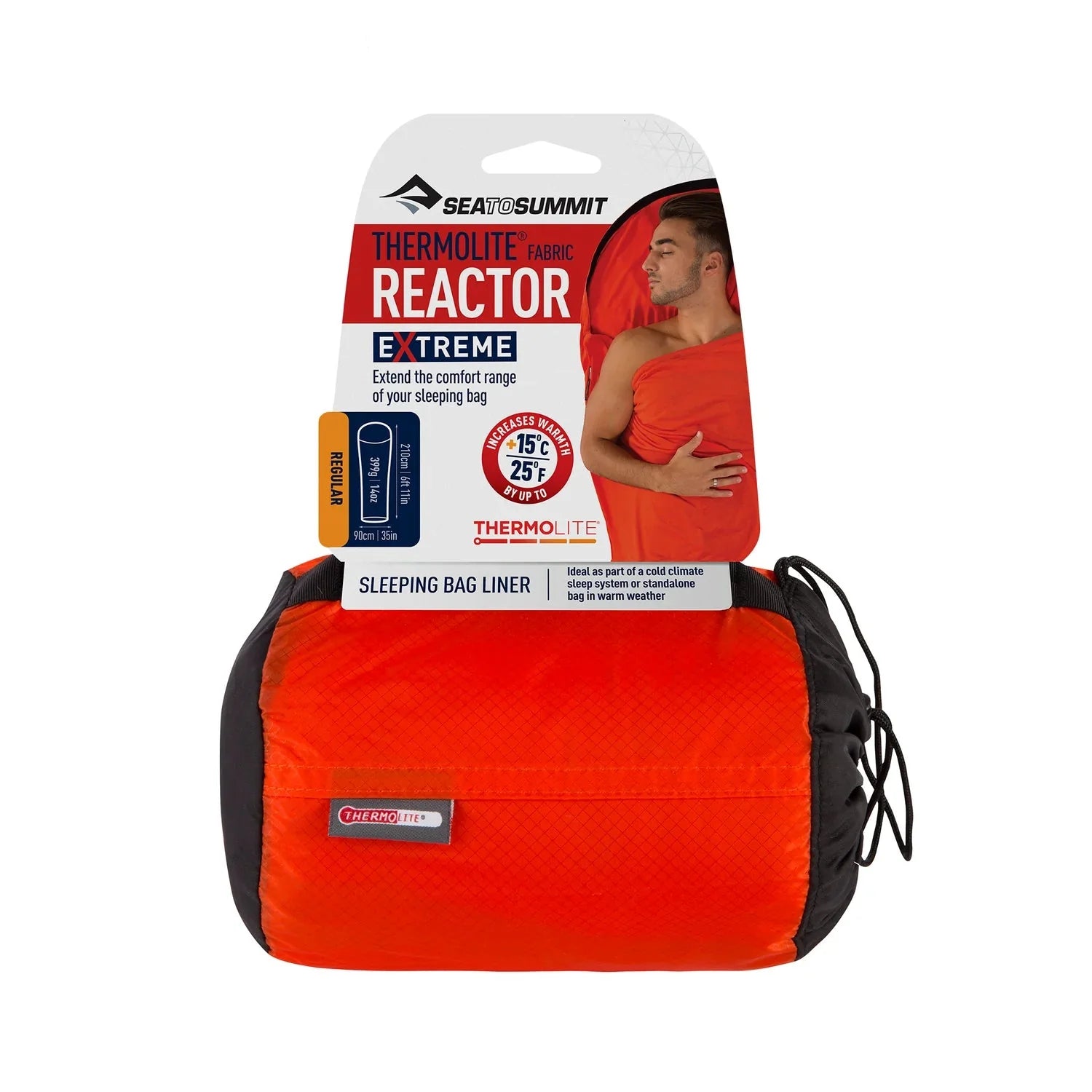 Camping hiking history trails-THERMOLITE REACTOR EXTREME SLEEPING BAG LINER