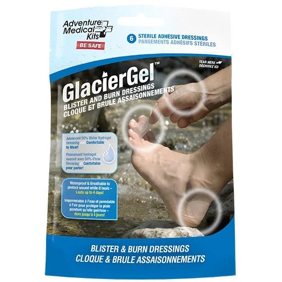 Camping hiking trail history-GLACIERGEL BLISTER AND BURN DRESSINGS