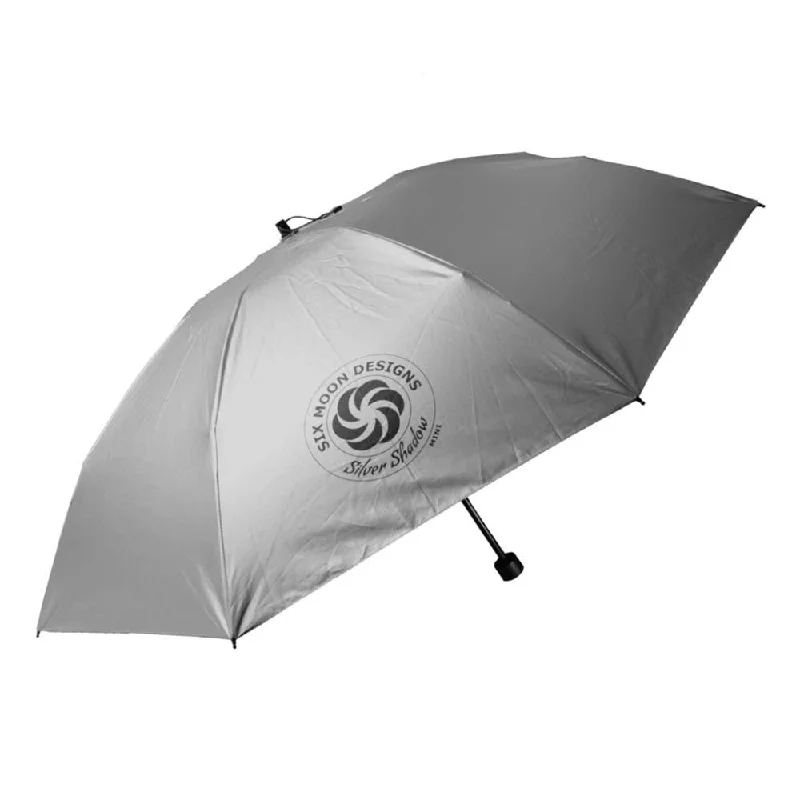 Camping hiking stretching tips-SILVER SHADOW MINI HIKING UMBRELLA