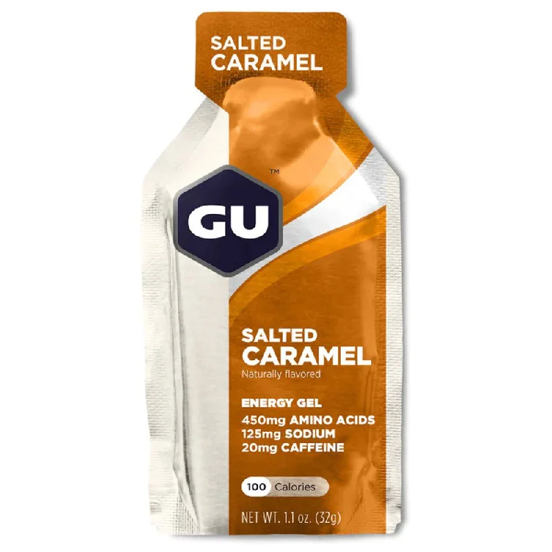 Camping hiking trail splits-SALTED CARAMEL ENERGY GEL