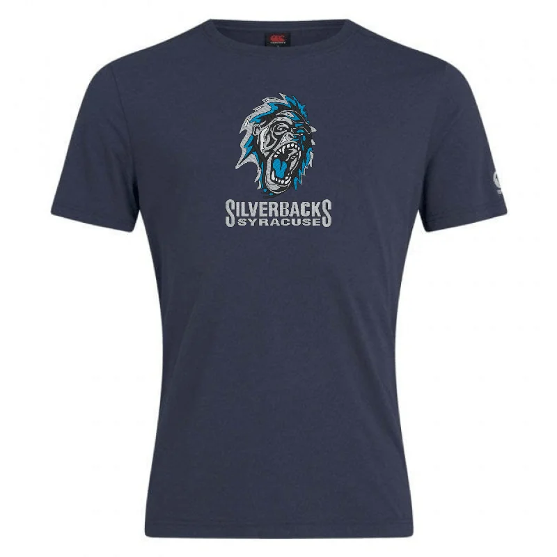 Camping hiking drone photography-Syracuse Silverbacks Club Plain Tee by Canterbury