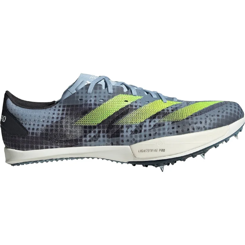 Camping hiking bug repellent-adidas Adizero Ambition Running Spikes - Blue