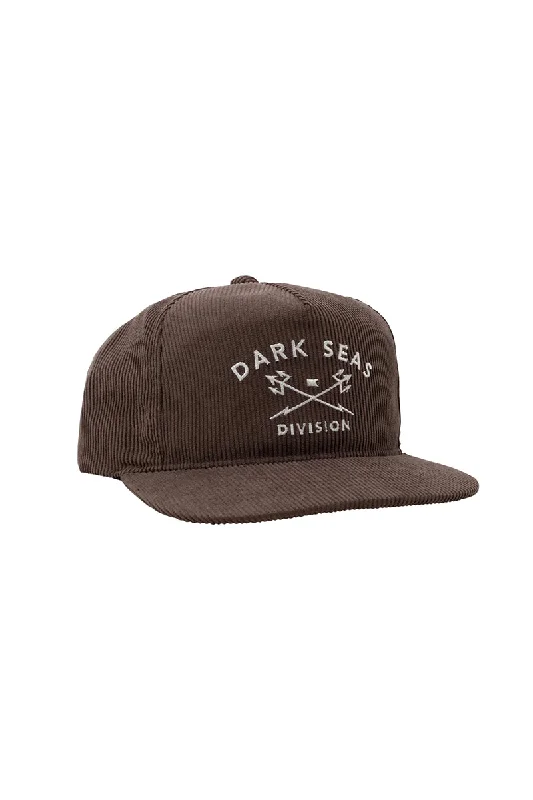 straw-cowboy-hat-Dark Seas Tridents Corduroy Hat - Brown