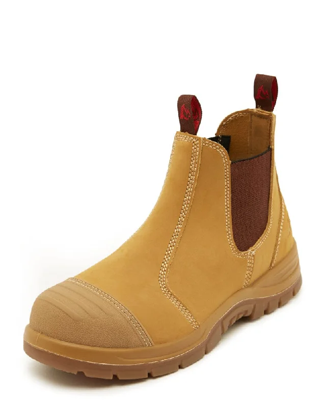 Camping hiking lost prevention-Chippy Elastic Side Safety Boot - Wheat