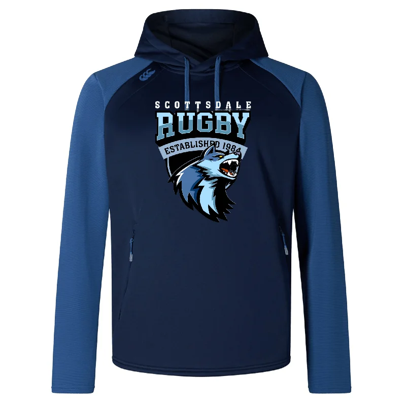 Camping hiking adventure tips-Scottsdale Rugby Elite Training Hoody by Canterbury