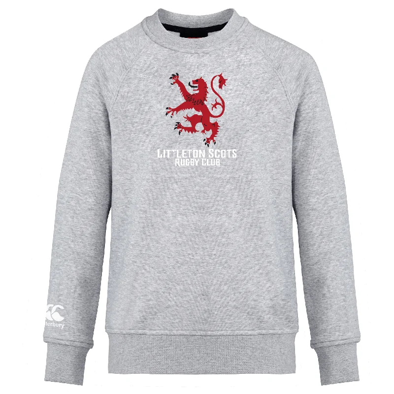 Camping hiking mountain routes-Littleton Scots Rugby Club Crew Sweatshirt by Canterbury