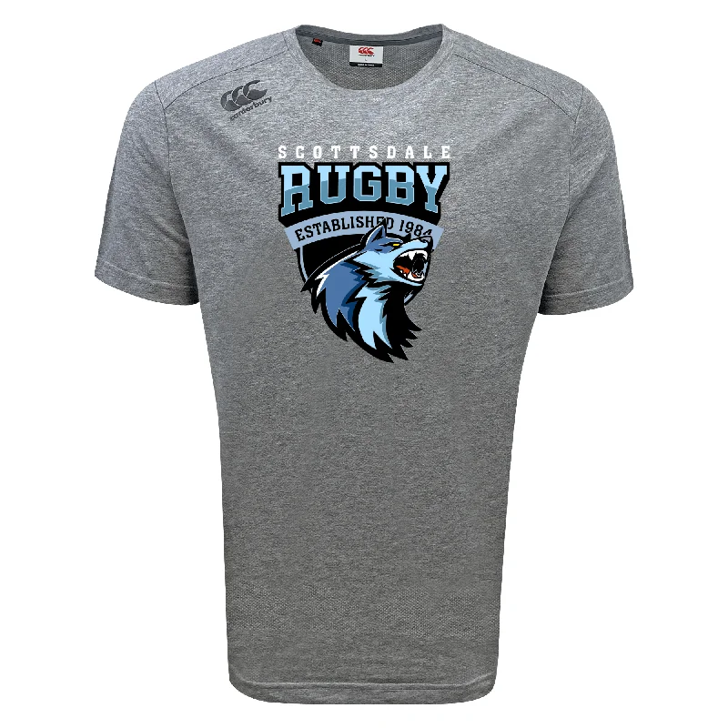 Camping hiking adventure joy-Scottsdale Rugby Tempo Vapodri T-Shirt by Canterbury