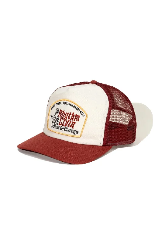 kids-cartoon-hat-Rhythm Pathway Trucker Cap - Red