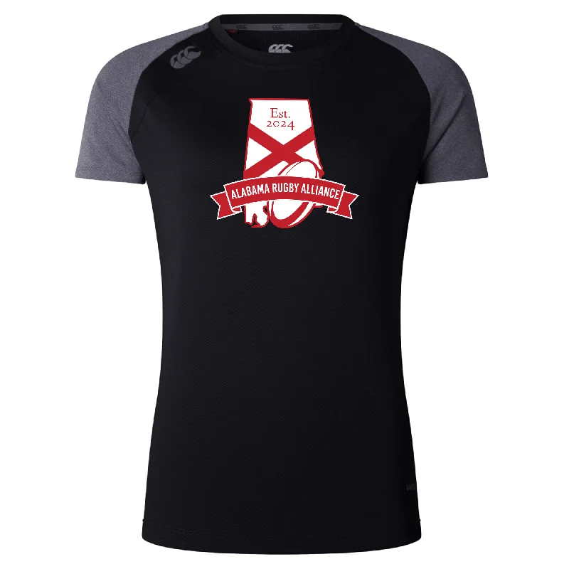 Camping hiking remote areas-Alabama Rugby Alliance Women's Elite Training Tee by Canterbury