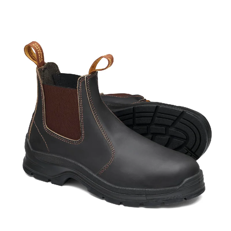 Camping hiking rest areas-Blundstone Unisex Elastic Sided Series Non-Safety Boot (Brown) 400