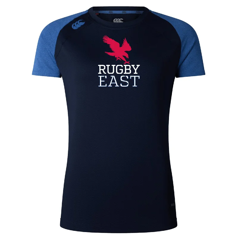 Camping hiking trail slopes-Rugby East Conference Women's Elite Training Tee by Canterbury