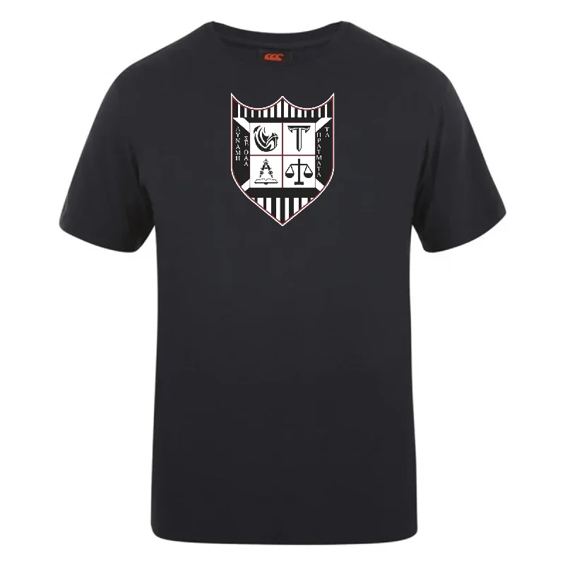 Camping hiking ancient paths-Troy University Rugby Club Plain Tee by Canterbury