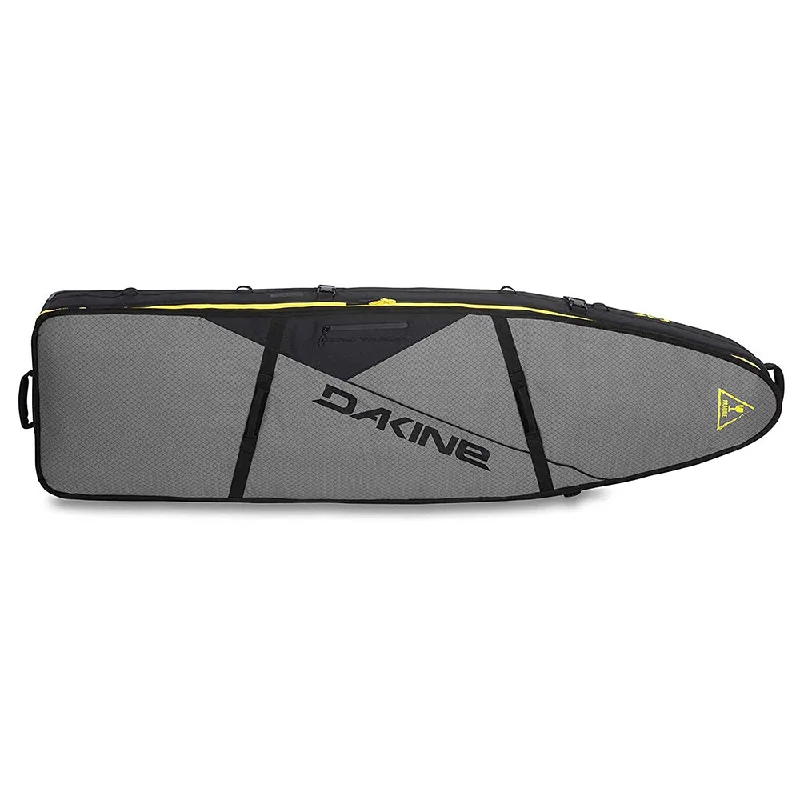 Camping hiking weather apps-Dakine World Traveler Coffin w/Wheels Carbon 9'6 Surfboard Bag - 10002338-9.6-CARBON