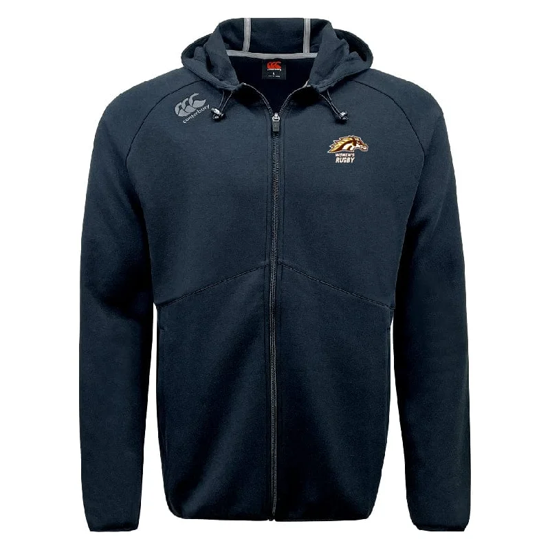 Camping hiking bear canisters-Western Michigan University Women's Rugby Tempo Vapodri Full-Zip Hoodie by Canterbury