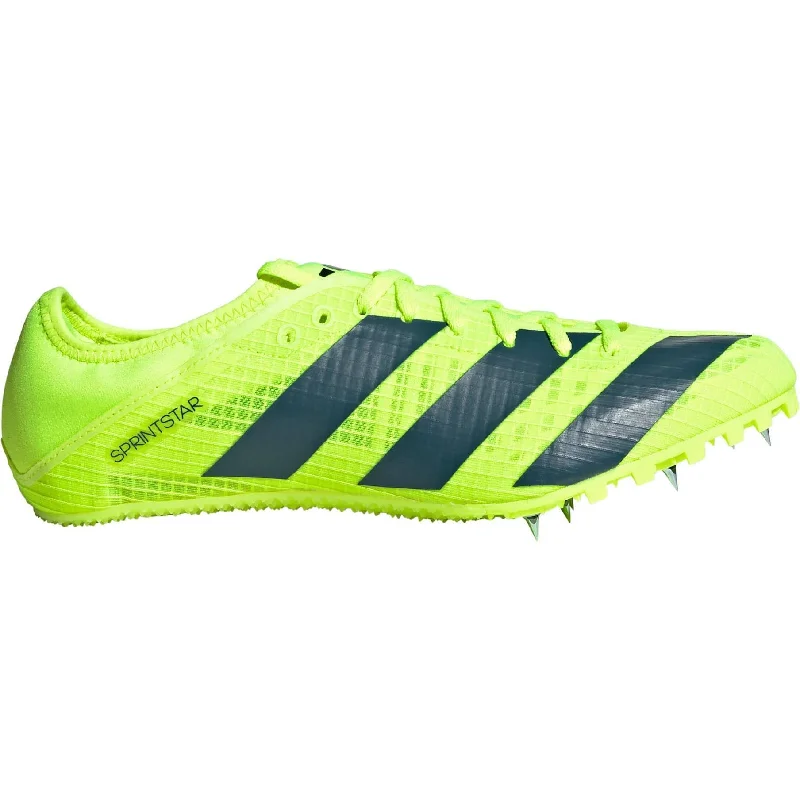 Camping hiking coastal trails-adidas Sprintstar Running Spikes - Green