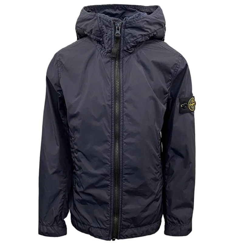 Camping hiking wildlife signs-Stone Island Jacket Navy Blue