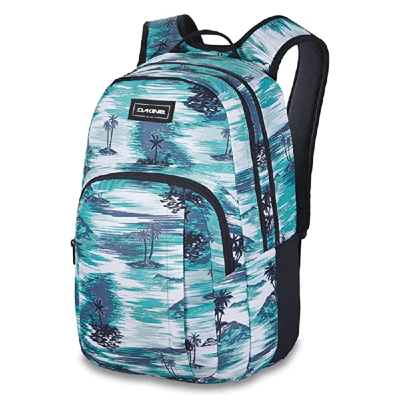 Camping hiking out-and-back-Dakine Unisex Blue Isle Medium One Size 25L Campus Backpack - 10002634-BLUEISLE