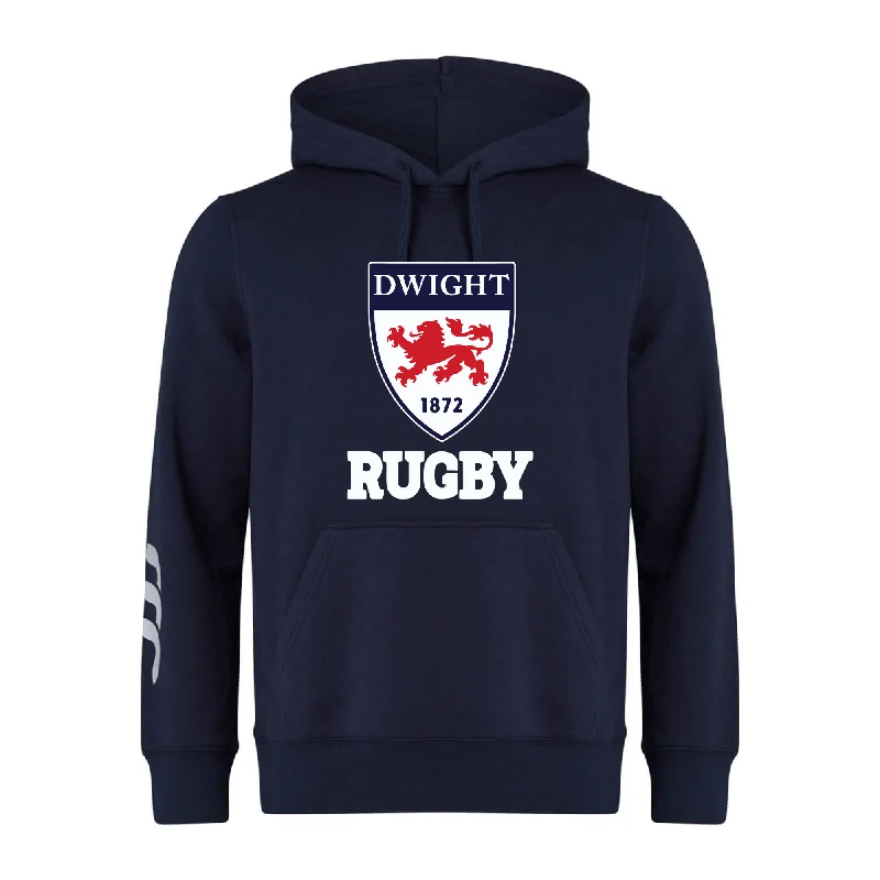 Camping hiking for beginners-Dwight Rugby Club Hoodie by Canterbury