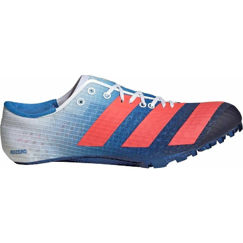 Camping hiking distance tips-adidas Adizero Finesse Running Spikes - Blue