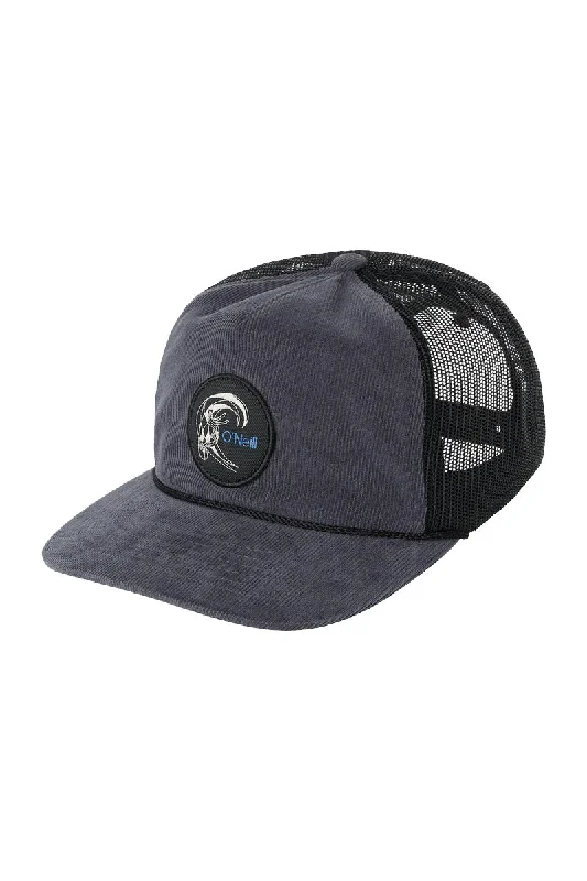 straw-fedoras-hat-O'Neill O'riginals Trucker Hat - Graphite