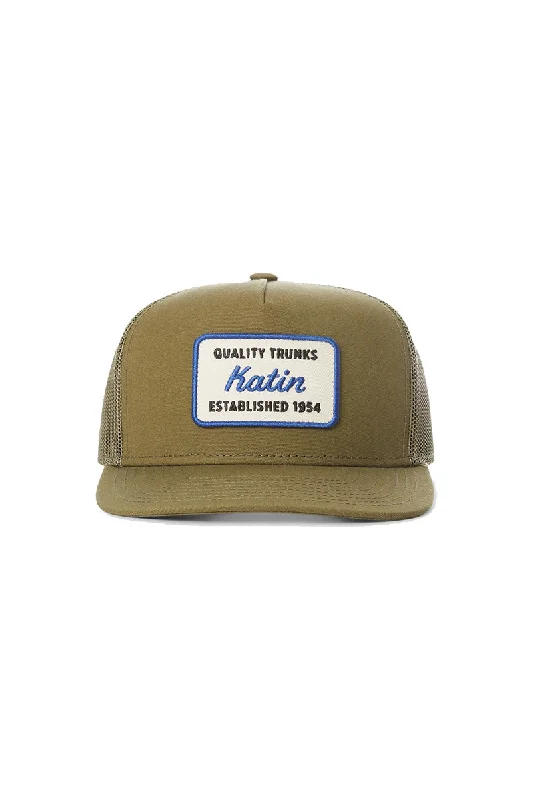 floral-visior-hat-Katin Quality Trucker Hat - Olive