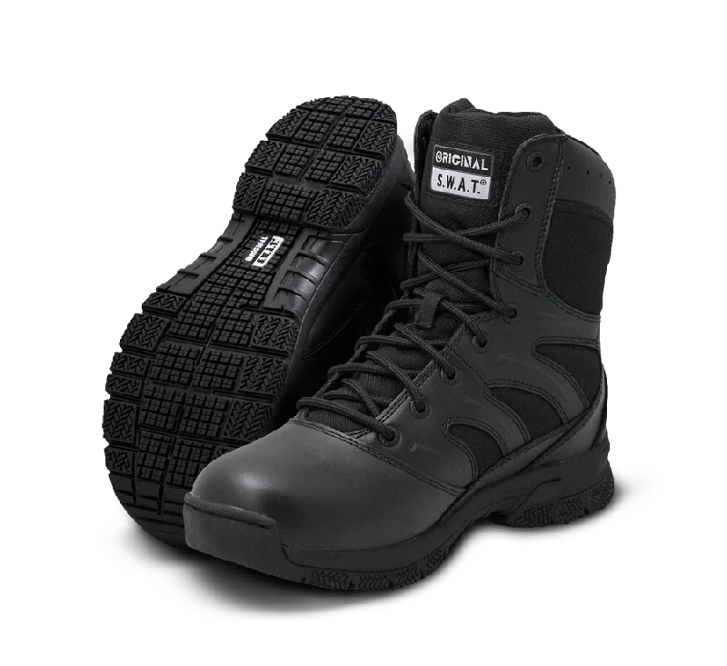 Camping hiking rescue tips-Original SWAT Tactical Police Force 8" Waterproof Boots - 152001