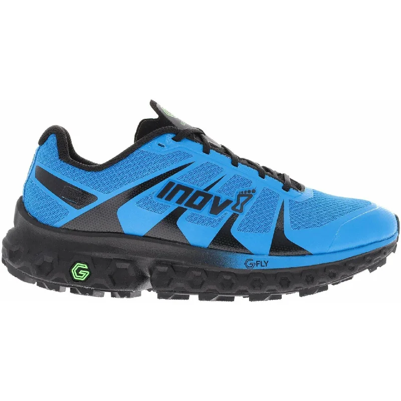 Camping hiking monoculars-Inov8 TrailFly Ultra G 300 Max Mens Trail Running Shoes - Blue