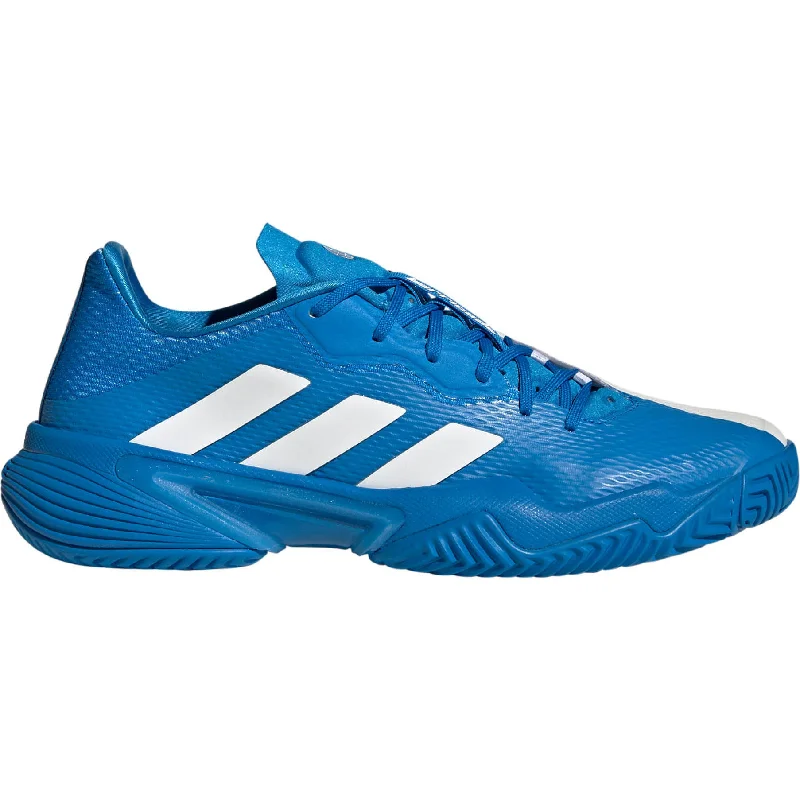 Camping hiking insulated clothing-adidas Barricade Mens Tennis Shoes - Blue