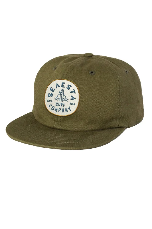 elegant-wide-hat-Shoreline Patch Snapback Hat / Green