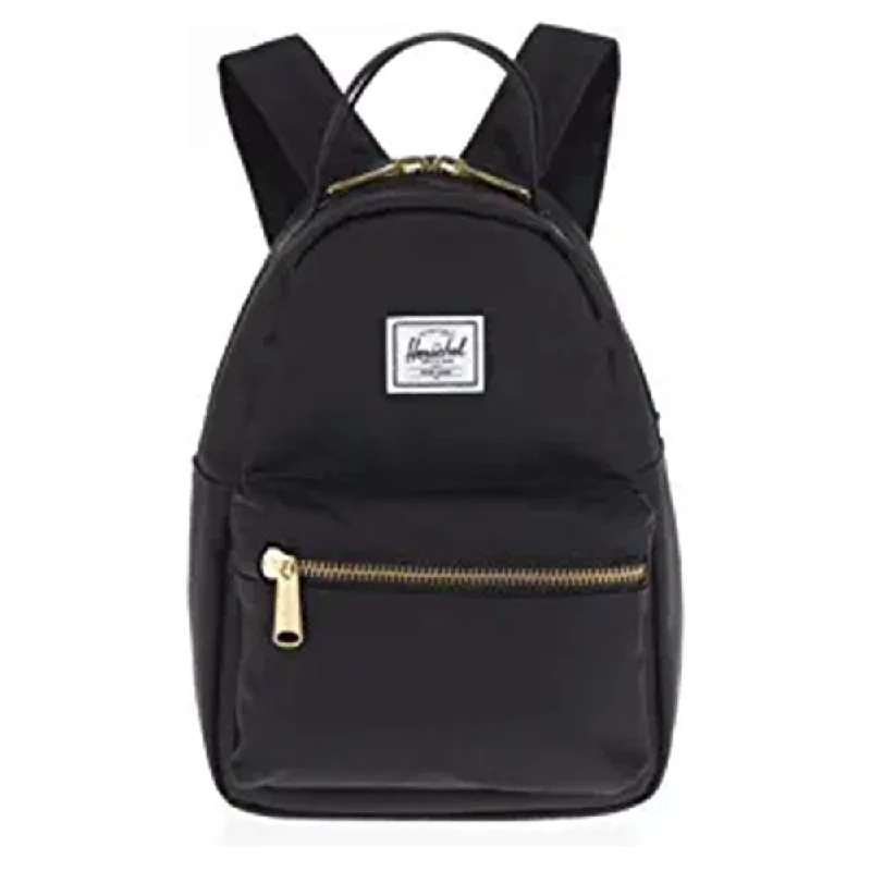 Camping hiking emergency plans-Herschel Unisex Black Mini 9L Nova Backpack - 10501-00001