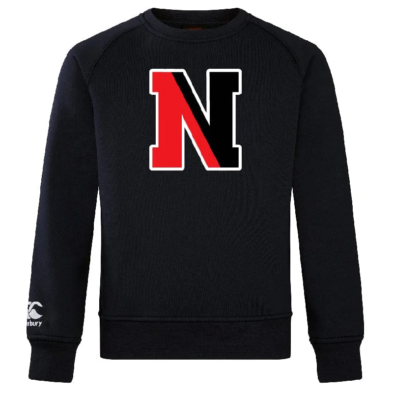 Camping hiking trail peace-Northeastern University Rowing Club Crew Sweatshirt by Canterbury