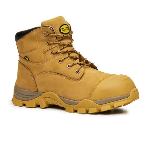 Camping hiking clothing recommendations-Diadora Craze Wide Unisex Safety Boot (Wheat) FU1533CT