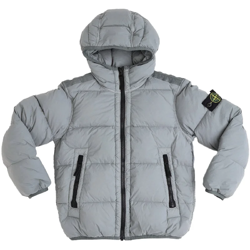 Camping hiking low elevation-Stone Island Dust Real Down Jacket