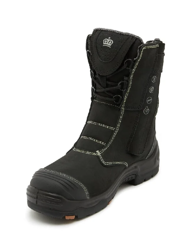 Camping hiking herbal teas-Bennu Pro 9 High Leg Work Boot - Black