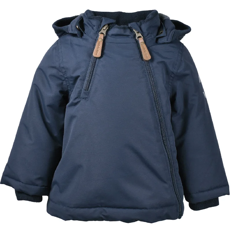 Camping hiking cultural sites-Mikk-Line Blue Nights Nylon Jacket Solid