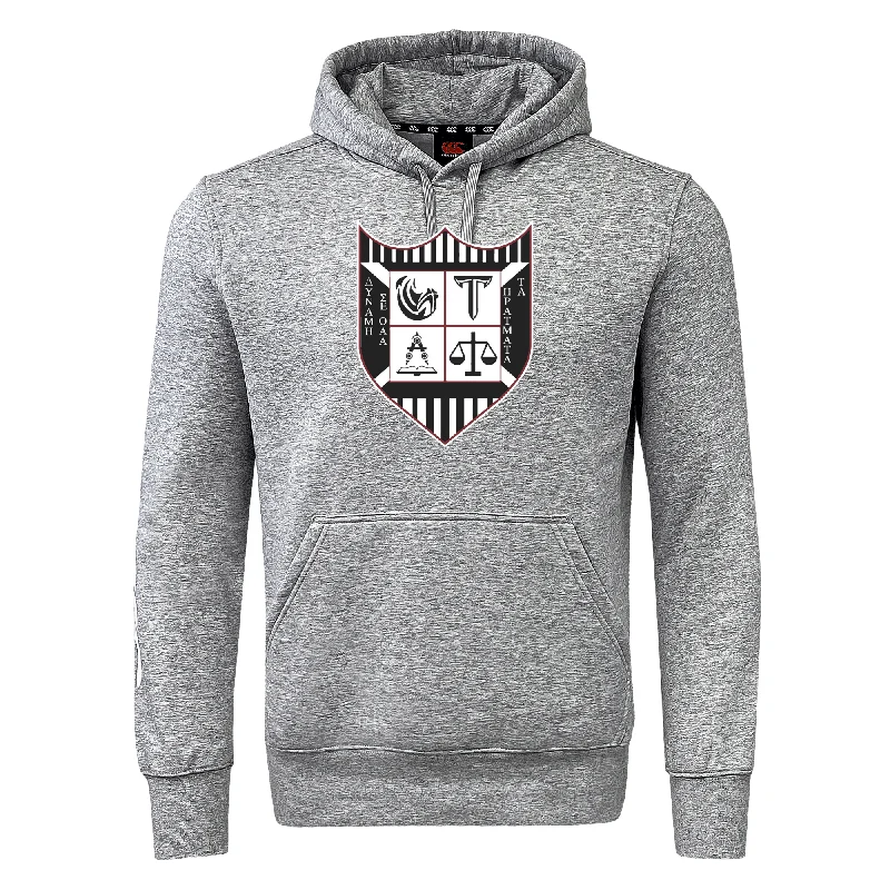 Camping hiking trail temples-Troy University Rugby Club Hoodie by Canterbury