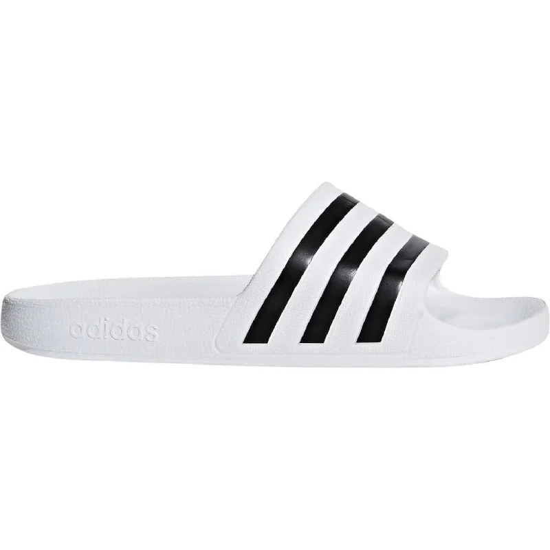 Camping hiking trail grades-adidas Adilette Aqua Sliders - White