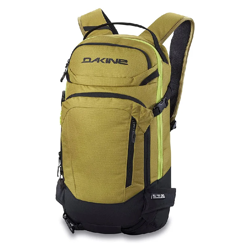 Camping hiking wool clothing-Dakine Men's Green Moss 20L Heli Pro Backpack - 10003262-GREENMOSS