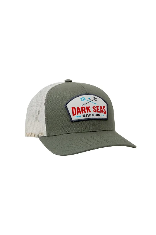 vintage-fedora-hat-Dark Seas Prospect Hat - Olive / White