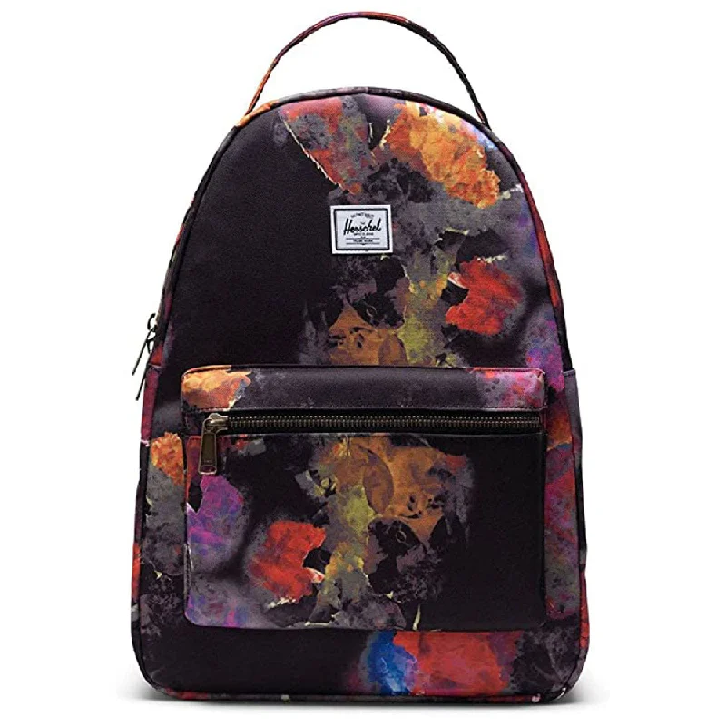 Camping hiking rockfall safety-Herschel Unisex Watercolor Floral Nova Mid-Volume One Size Backpack - 10503-04922-OS