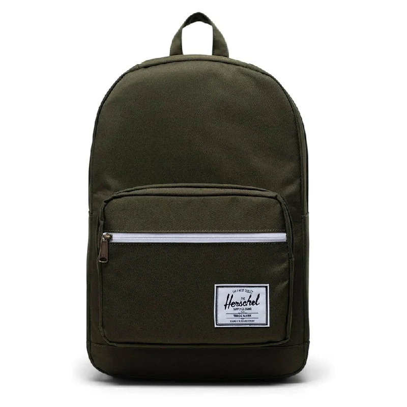 Camping hiking lost prevention-Herschel Unisex Ivy Green/Chicory Coffee Classic 22L Pop Quiz Backpack - 10011-04488-OS