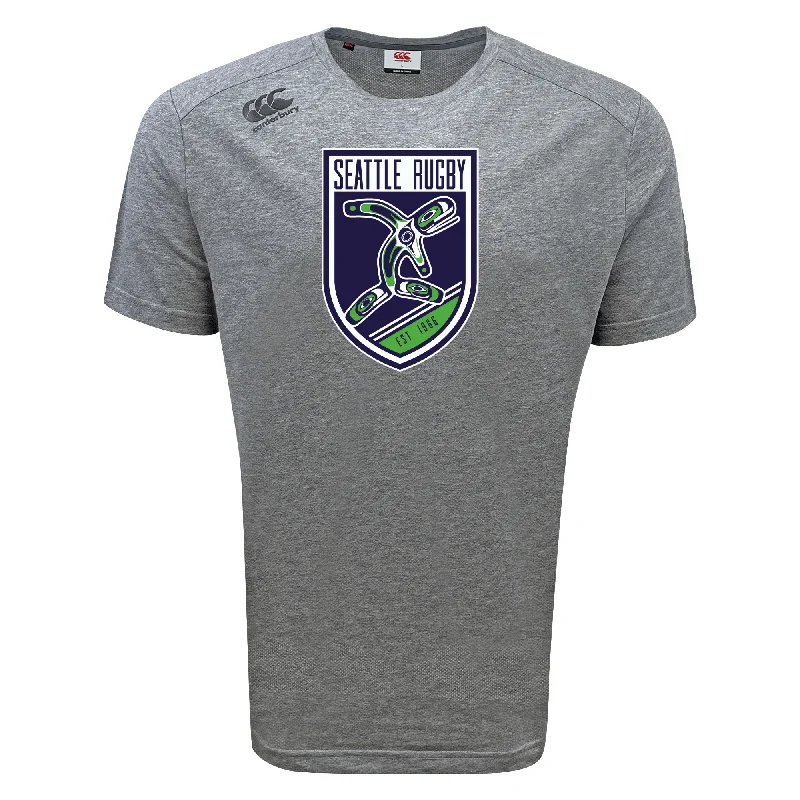 Camping hiking public transport-Seattle Rugby Club Tempo Vapodri T-Shirt by Canterbury