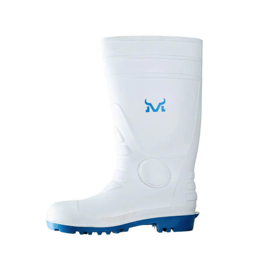 Camping hiking trail communities-Munka Safety Waterproof Gumboot (White) MFM2418