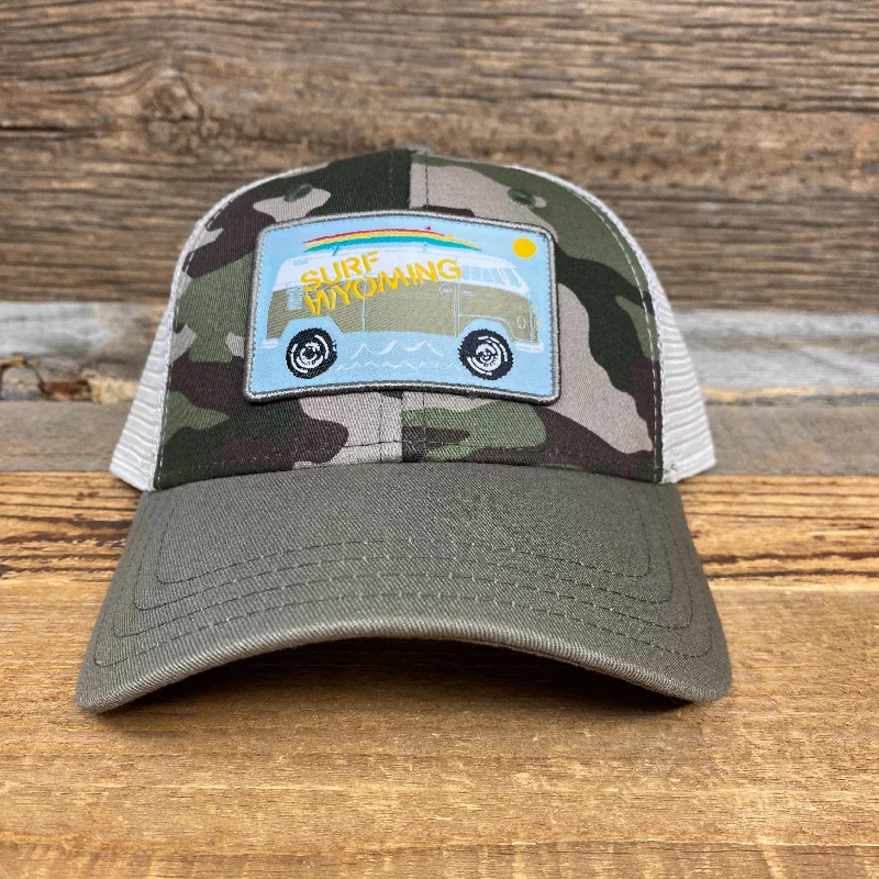 chunky-beanie-hat-Surf Wyoming® Vanlife Trucker Hat - Military Camo/Light Blue