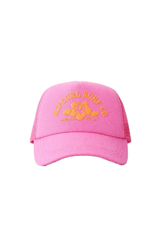 running-lightweight-hat-Rip Curl Mixed Revival Trucker Hat - Pink