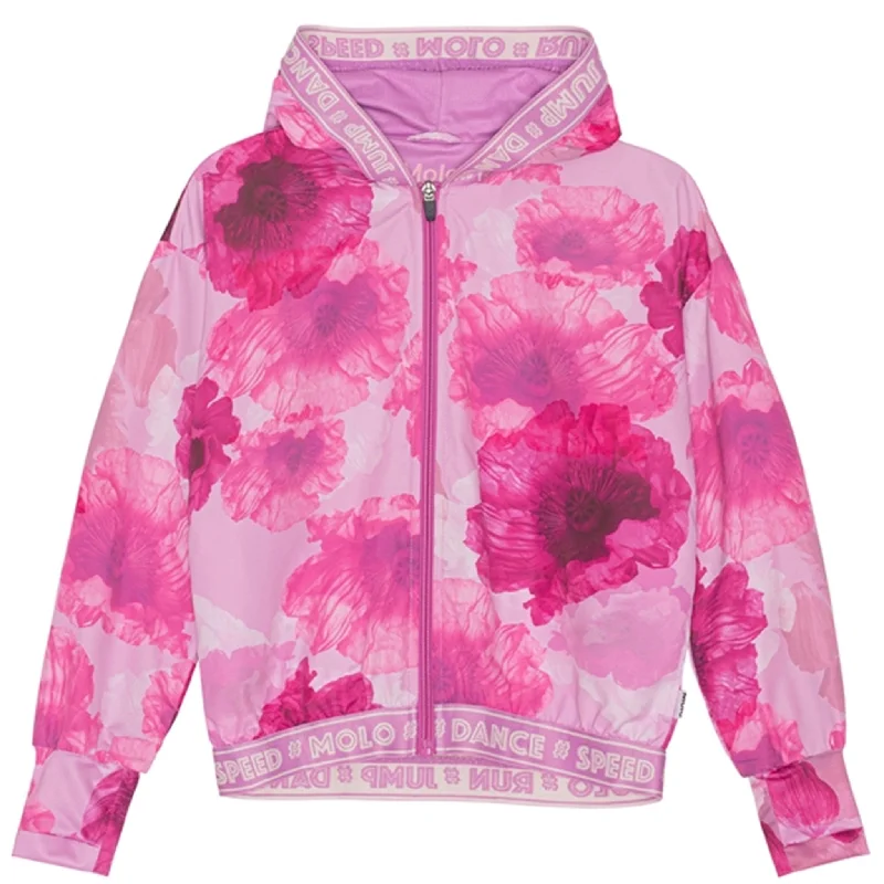 Camping hiking mountain routes-Molo Exercise Dreamy Poppies Ophelia Jacket