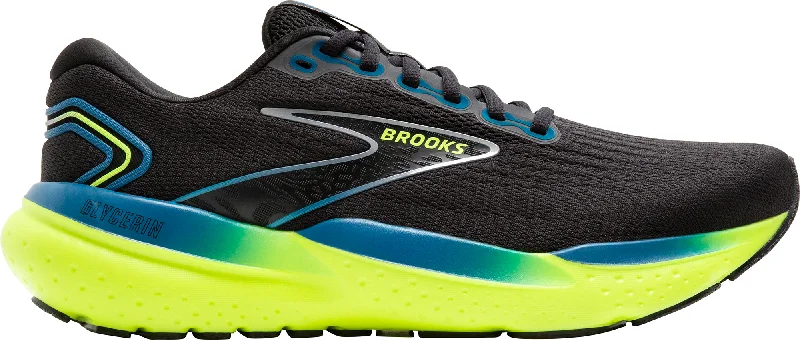 Camping hiking biodegradable soap-Brooks Glycerin 21 Mens Running Shoes - Black