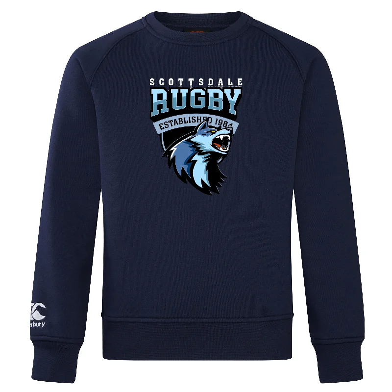 Camping hiking for beginners-Scottsdale Rugby Club Crew Sweatshirt by Canterbury