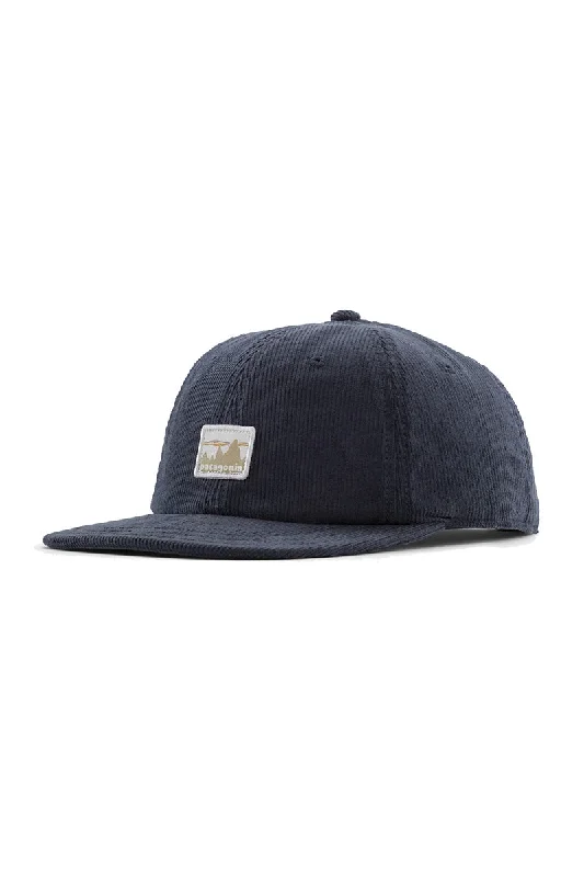 packable-straw-hat-Patagonia Corduroy Cap - '73 Skyline: Smolder Blue